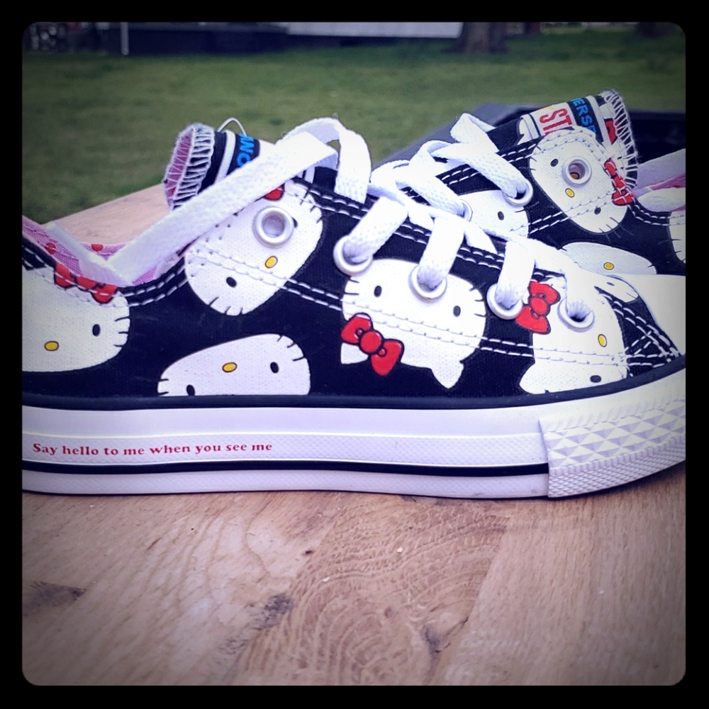 Never been worn: All Star Hello Kitty Design